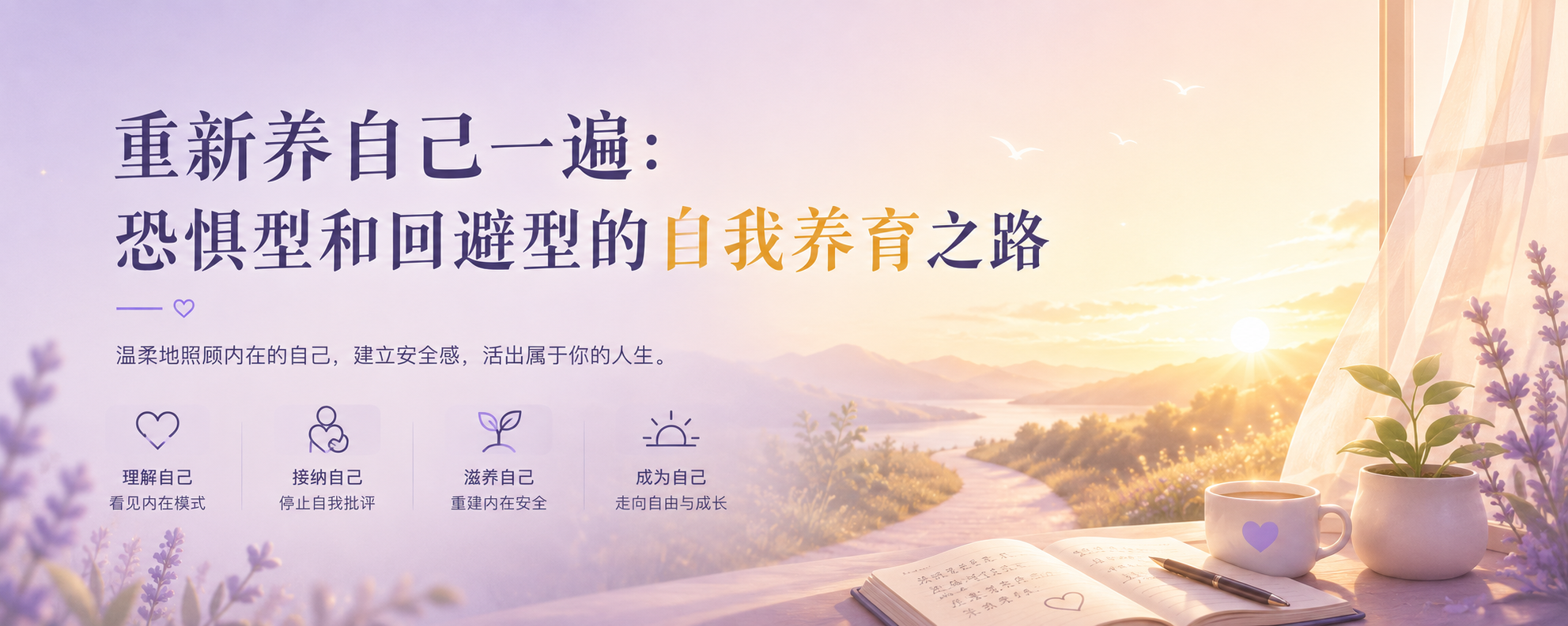 专题  重新养自己一遍：恐惧型和回避型的自我养育之路-幸运知语